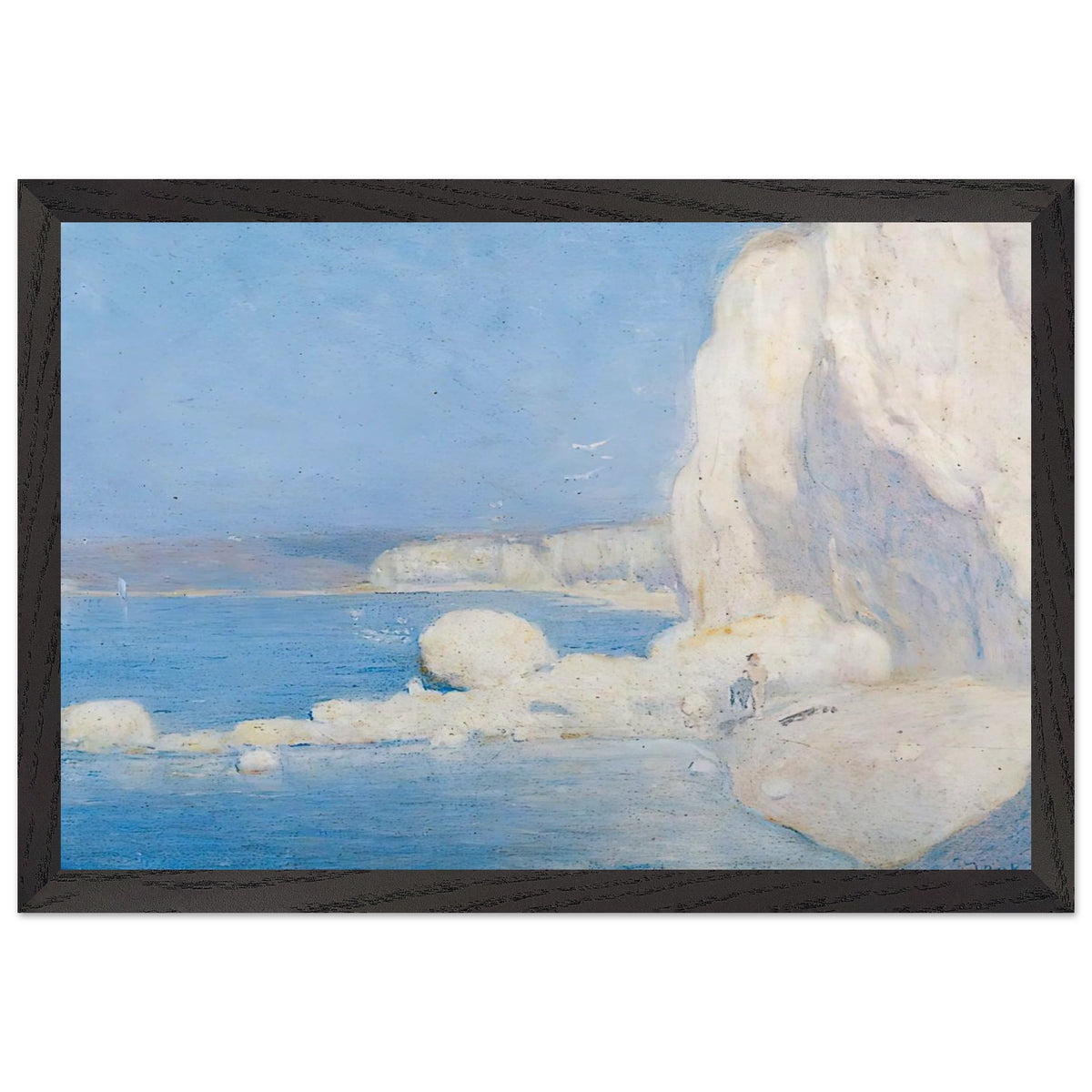 Yport, Normandy by Charles Conder, framed poster, view 2