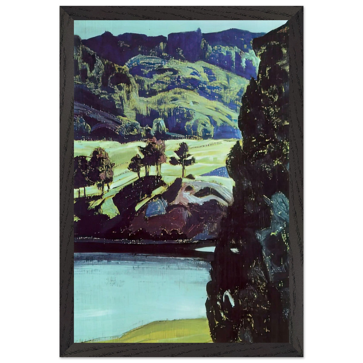 Yuhinlahti by Nicholas Roerich, framed poster, view 2