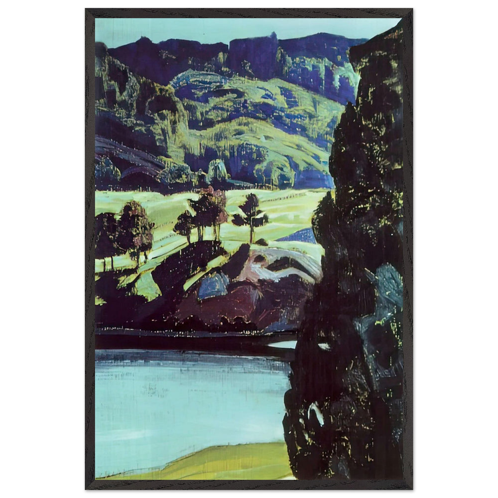 Yuhinlahti by Nicholas Roerich, framed poster