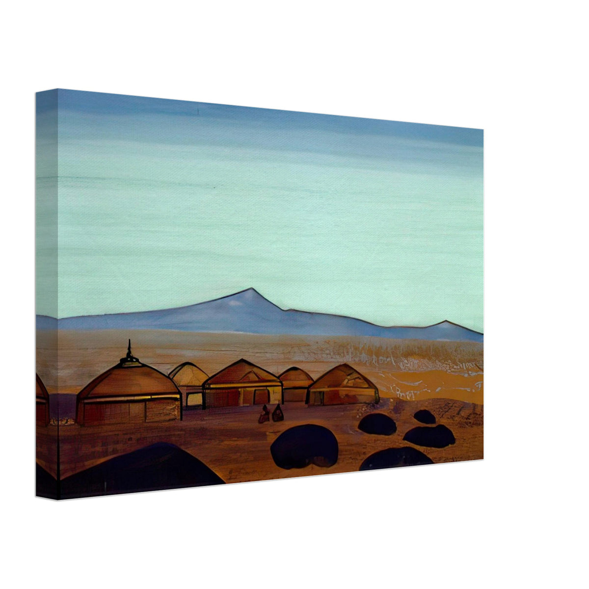 Yurtas by Nicholas Roerich, canvas, view 2