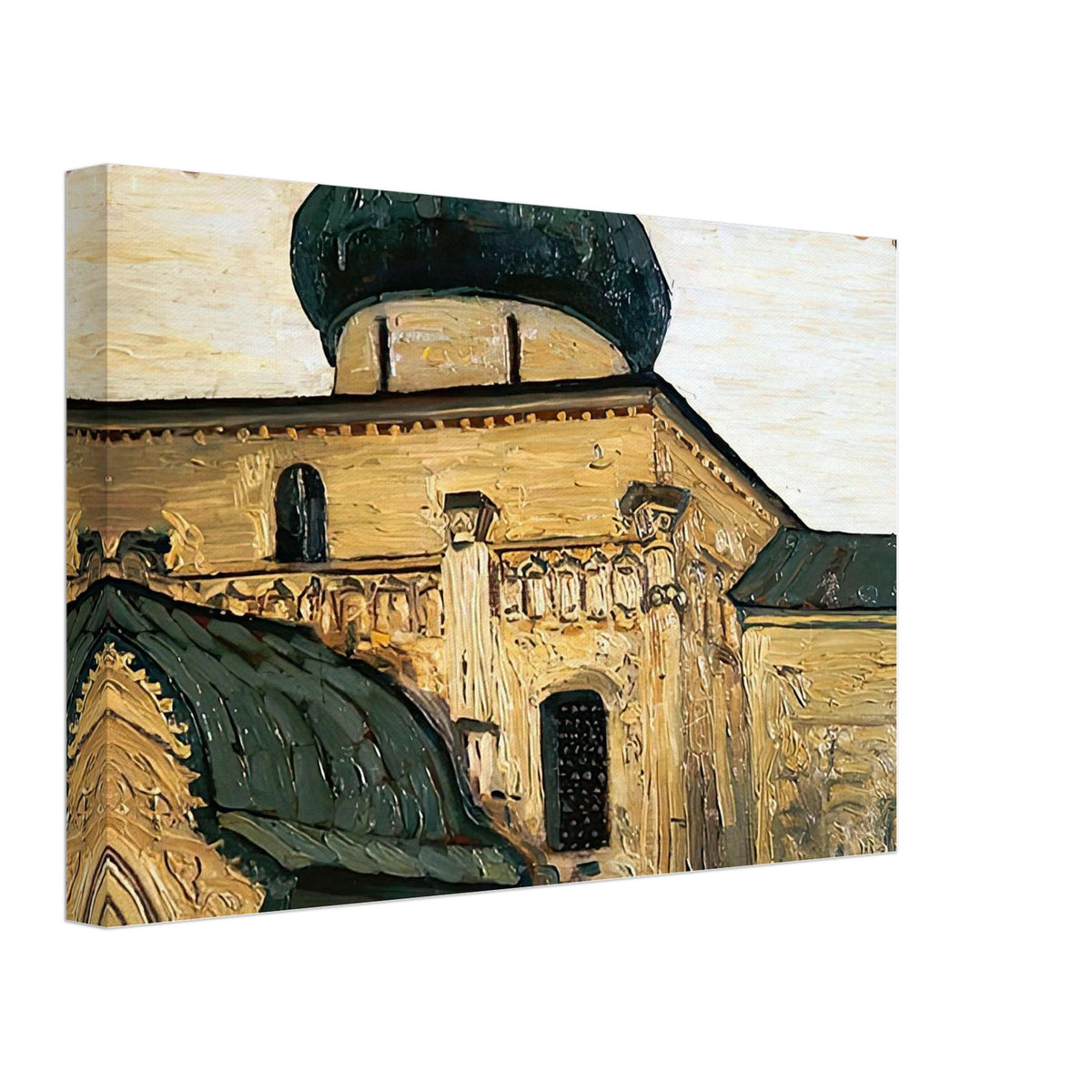 Yuryev-Polsky, St Georges Cathedral by Nicholas Roerich, canvas, view 2