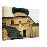 Yuryev-Polsky, St Georges Cathedral by Nicholas Roerich, canvas