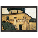 Yuryev-Polsky, St Georges Cathedral by Nicholas Roerich, framed poster, view 2