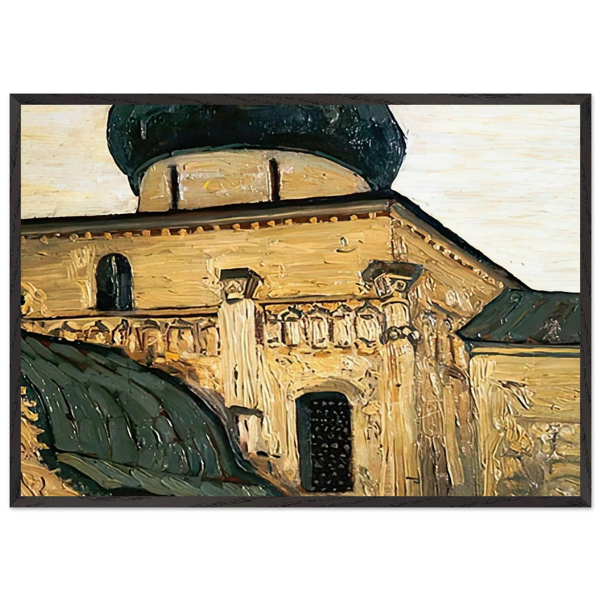 Yuryev-Polsky, St Georges Cathedral by Nicholas Roerich, framed poster, view 3