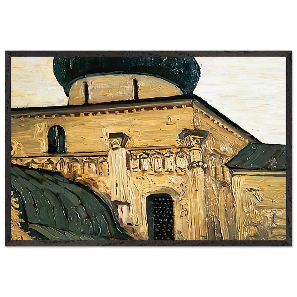 Yuryev-Polsky, St Georges Cathedral by Nicholas Roerich, framed poster