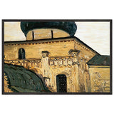 Yuryev-Polsky, St Georges Cathedral by Nicholas Roerich, framed poster