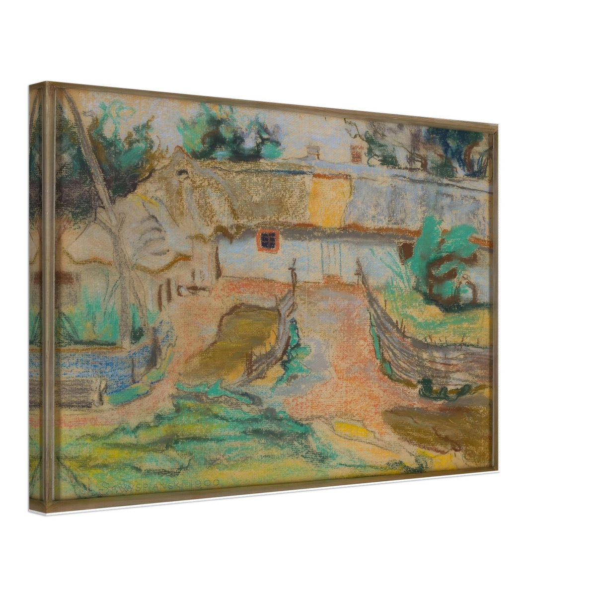 Zagroda W Konarach by Stanisław Wyspiański, canvas