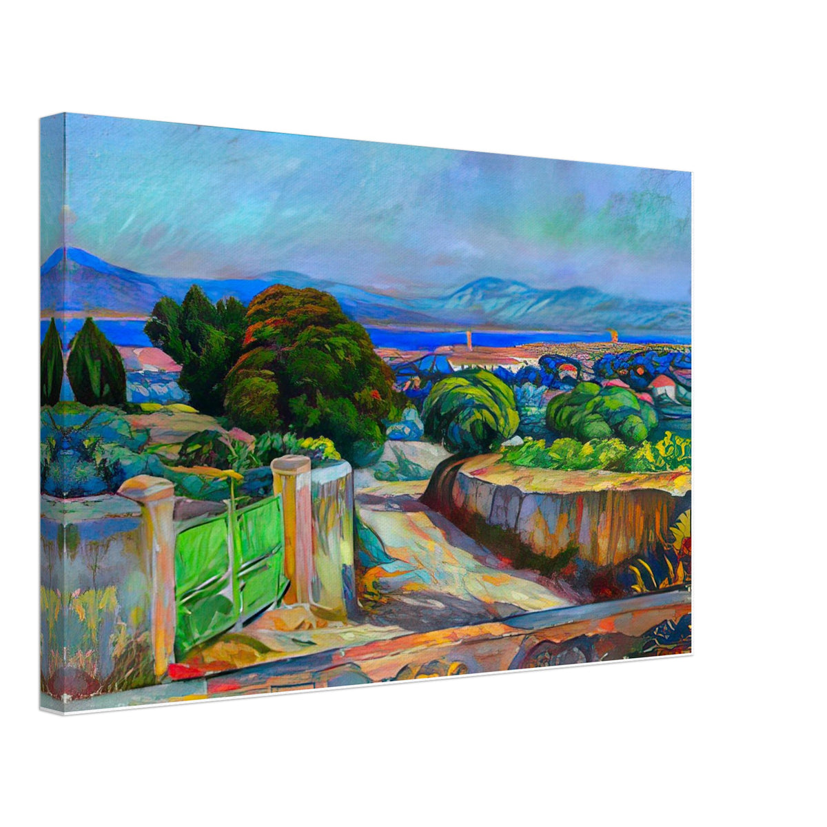 Zielona Brama, St Tropez by Józef Pankiewicz, canvas
