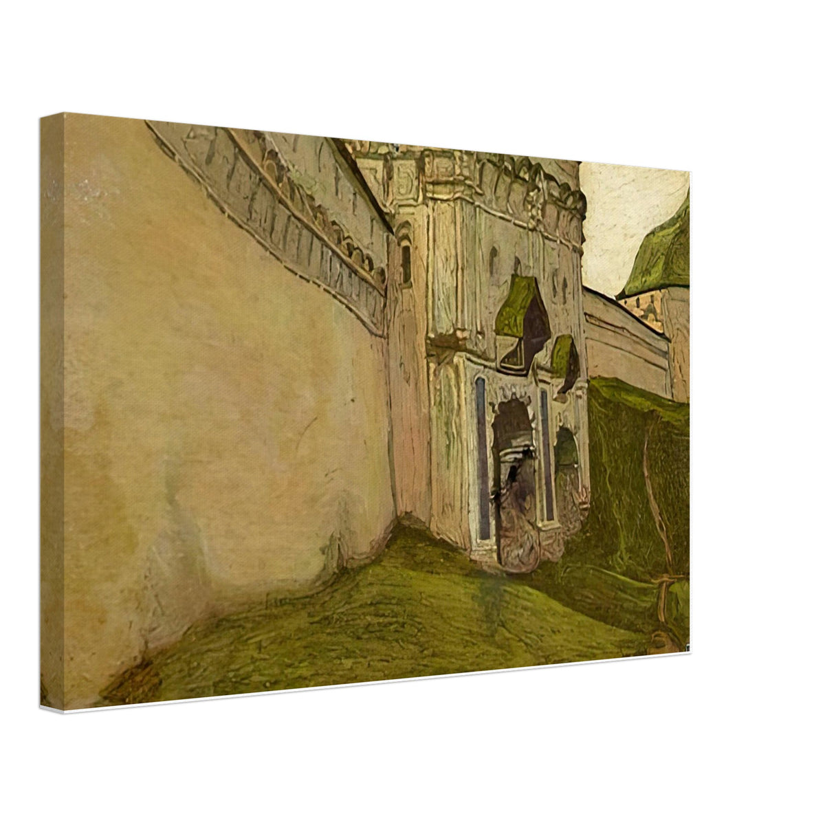 Zvenigorod. Holy Gate by Nicholas Roerich, canvas
