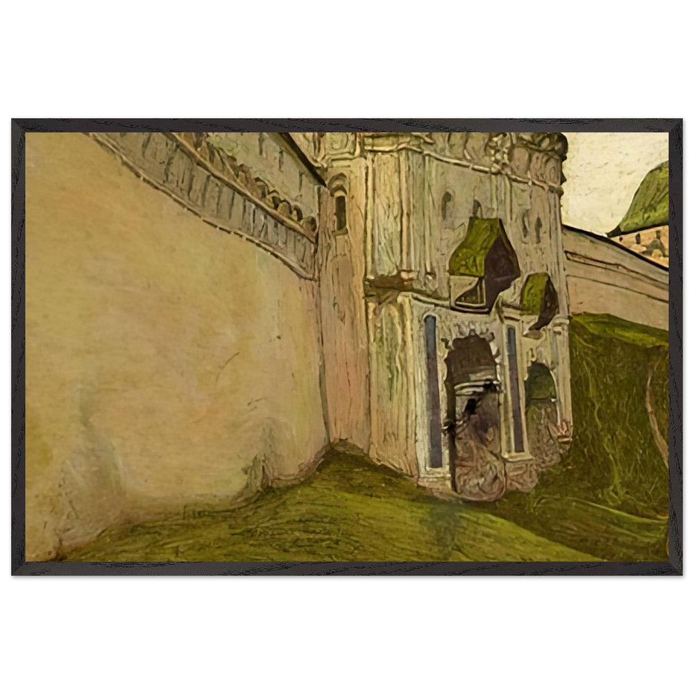 Zvenigorod. Holy Gate by Nicholas Roerich, framed poster
